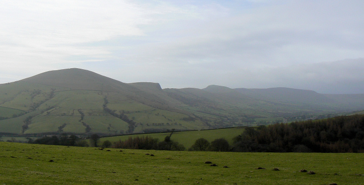 Mam Tor ridge and Rushup Edge Mam Tor ridge and Rushup Edge